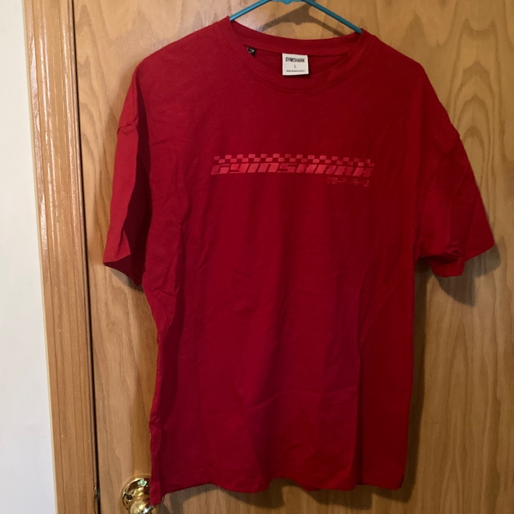 Gymshark Red Checkered Tee